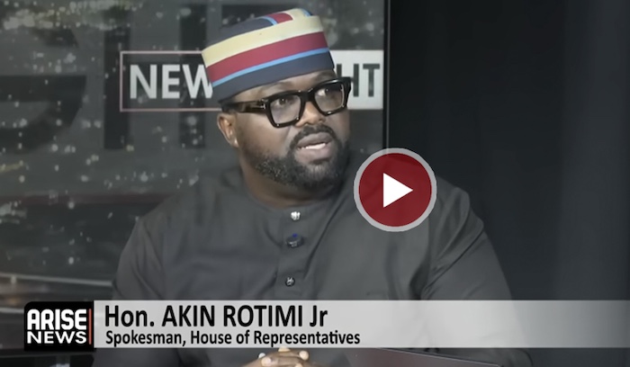 Hon. Akin Rotimi Jr., Spokesman of the House of Representatives
