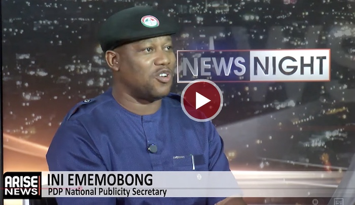 Ini Ememobong, National Publicity Secretary of the PDP