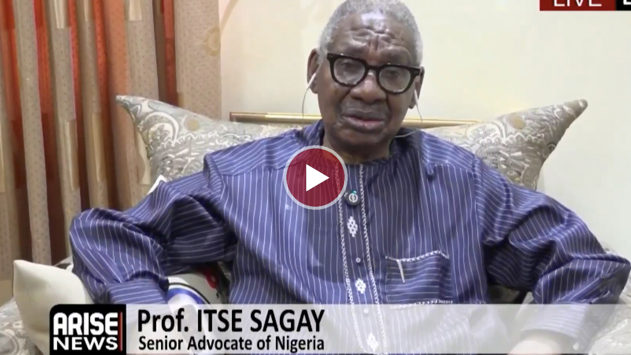 Prof. Itse Sagay discussing the importance of state police for Nigeria's security.