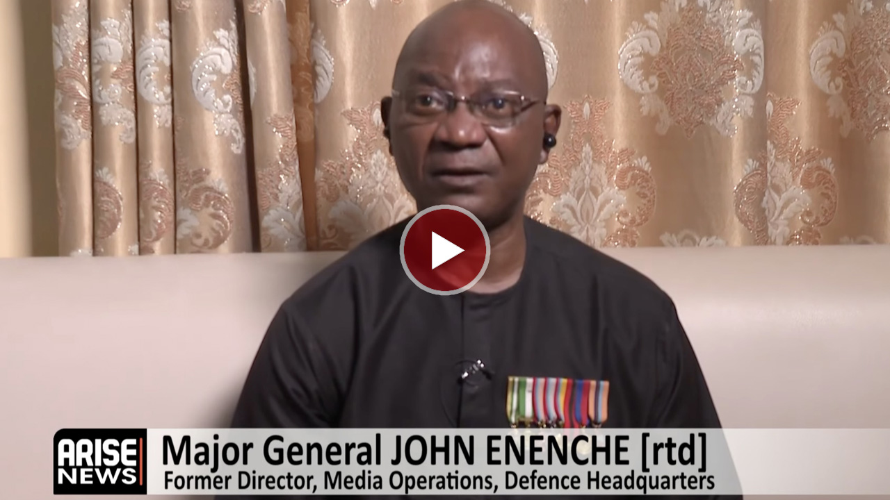 John Enenche discussing the US troop deployment in Nigeria