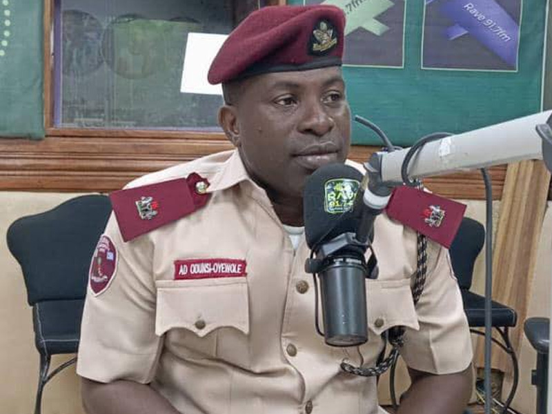 FRSC Public Relations Officer Odunsin Afolabi
