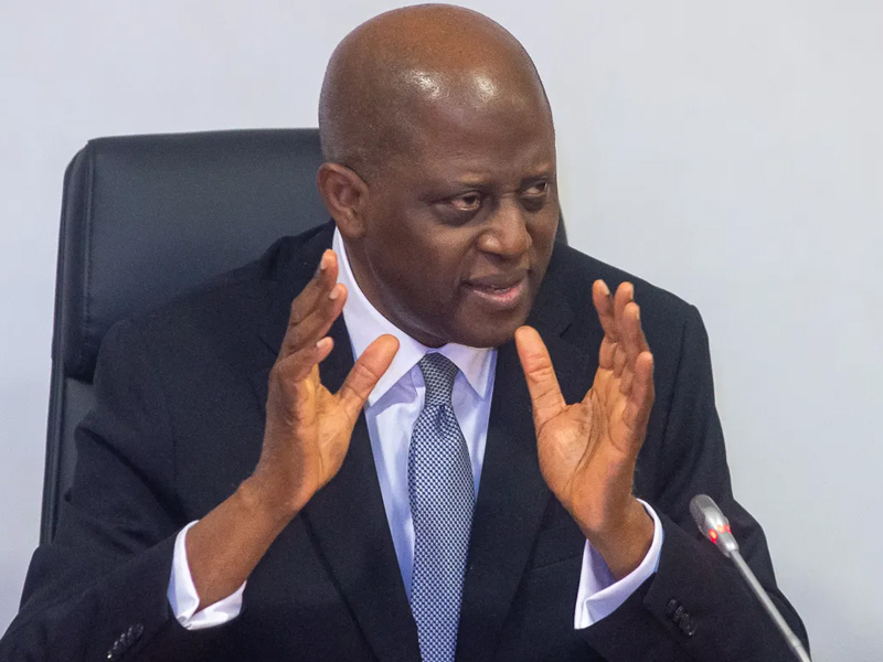 Olayemi Cardoso, the CBN Governor, during his speech at the NEC Conference.