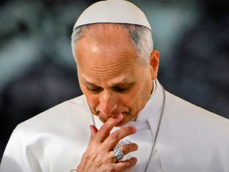 Pope Leo XIV addressing issues related to terrorism and safety