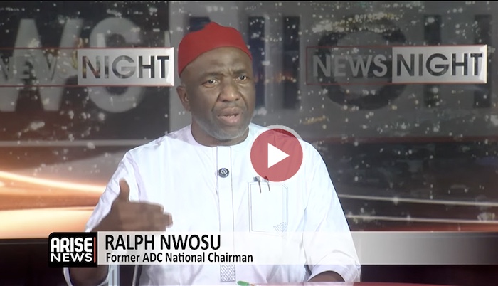 Ralph Nwosu, former National Chairman of the ADC