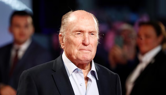 Actor Robert Duvall in a still from a film.