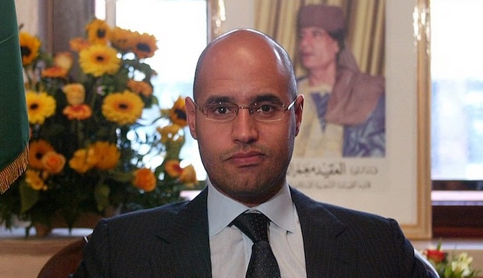 Image of Saif al-Islam Gaddafi, son of former Libyan leader Muammar Gaddafi