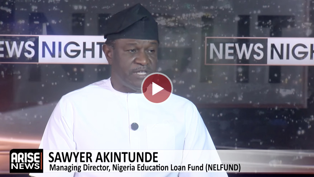 Akintunde Sawyerr, Managing Director of NELFUND, speaking about student loans.