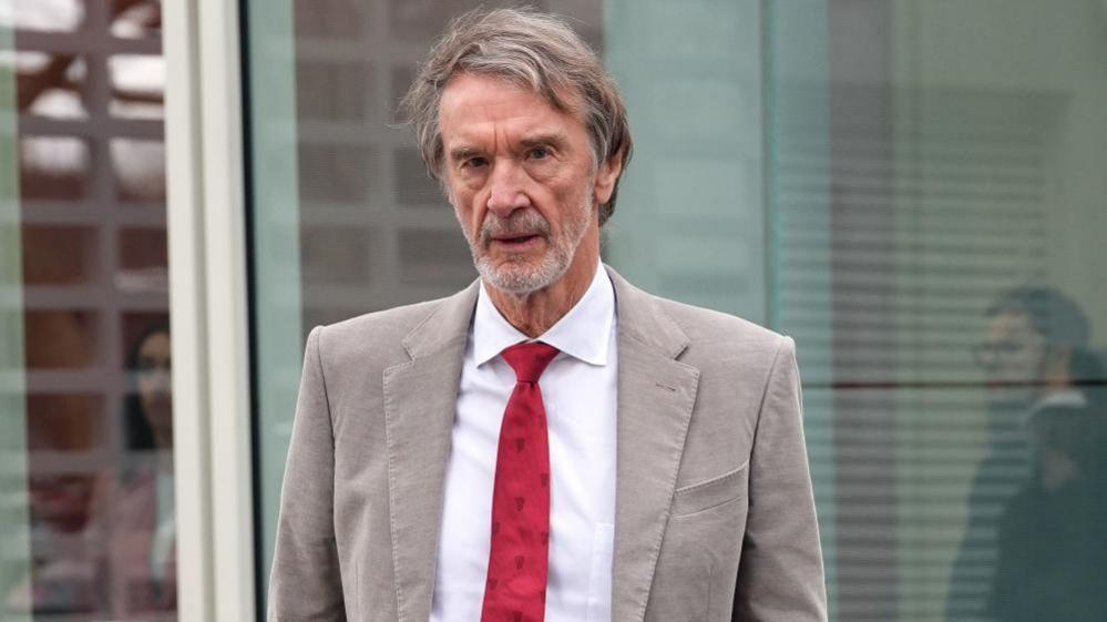 Sir Jim Ratcliffe speaking during an interview