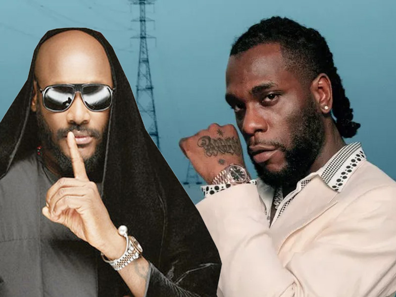 2Baba and Burna Boy pictured together.