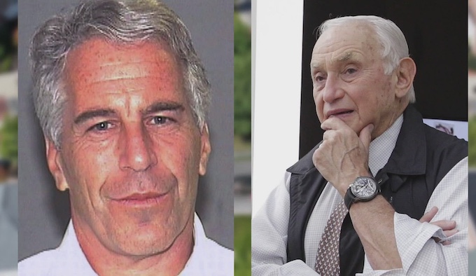 US Billionaire Les Wexner testifying before the House Oversight Committee.