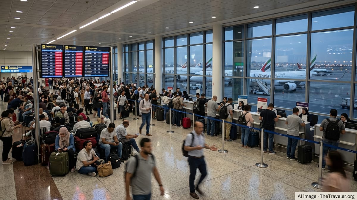 An image representing multiple airplanes on a tarmac.