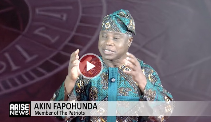 Akin Fapohunda speaking during an interview on decentralisation