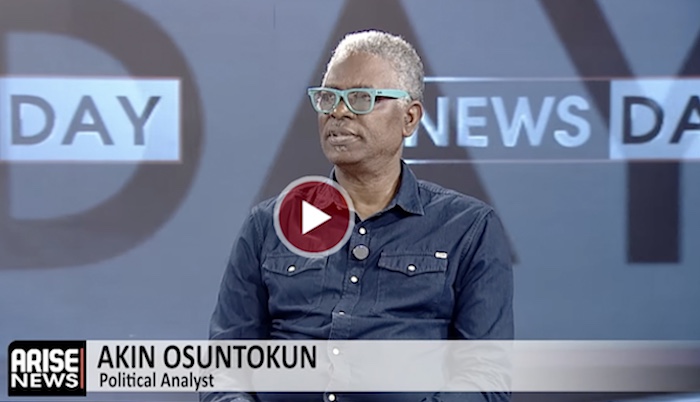 Akin Osuntokun during an interview discussing political strategies