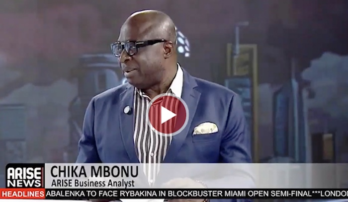 Chika Mbonu, a business analyst, discussing banking issues