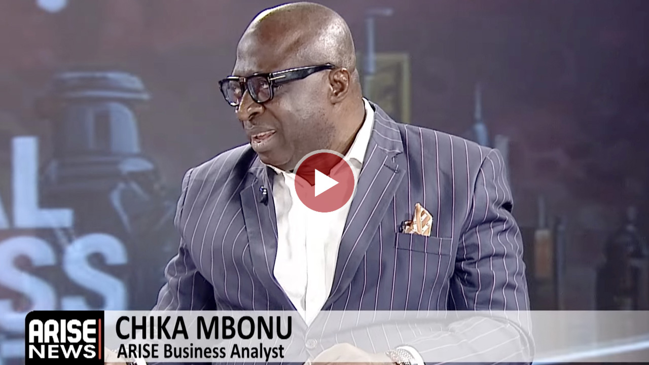 Chika Mbonu, an analyst speaking on ARISE News.