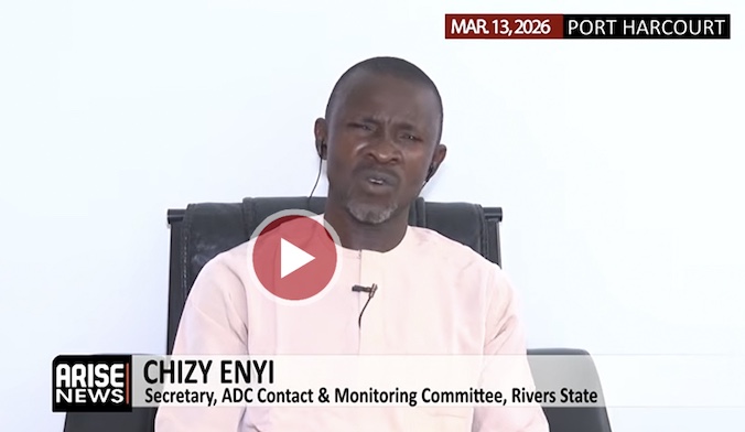 Chizy Enyi, secretary of the ADC’s Contacts and Monitoring Committee