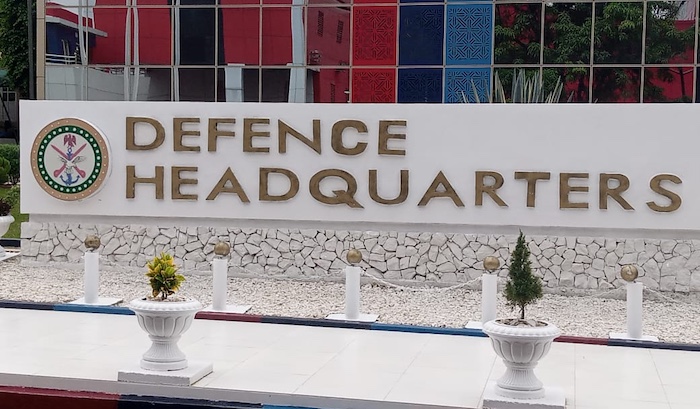 Military personnel during an operation in response to a terror attack