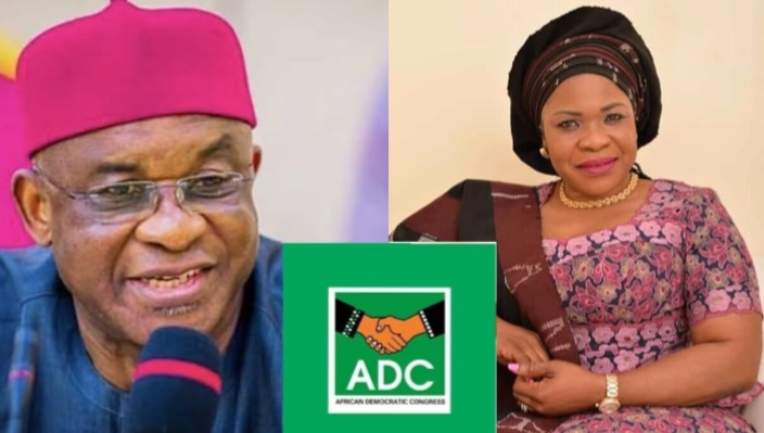 Blessing Onuh, daughter of ADC chairman David Mark, at the campaign office