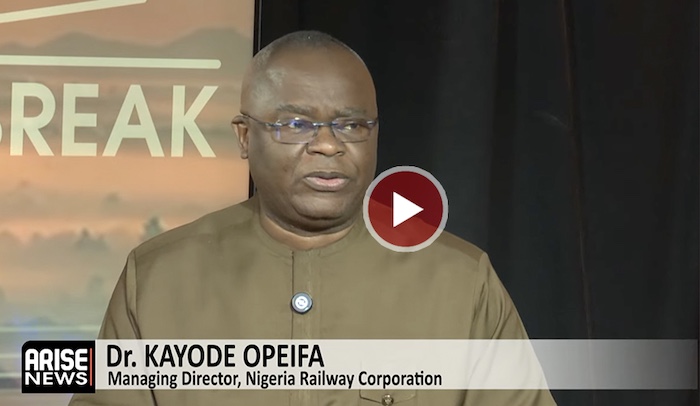 Dr. Kayode Opeifa, Managing Director of the Nigeria Railway Corporation