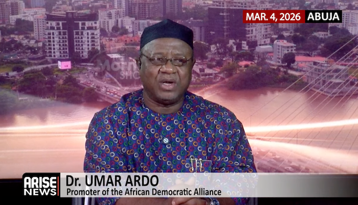 Dr. Umar Ardo, Promoter of the African Democratic Alliance