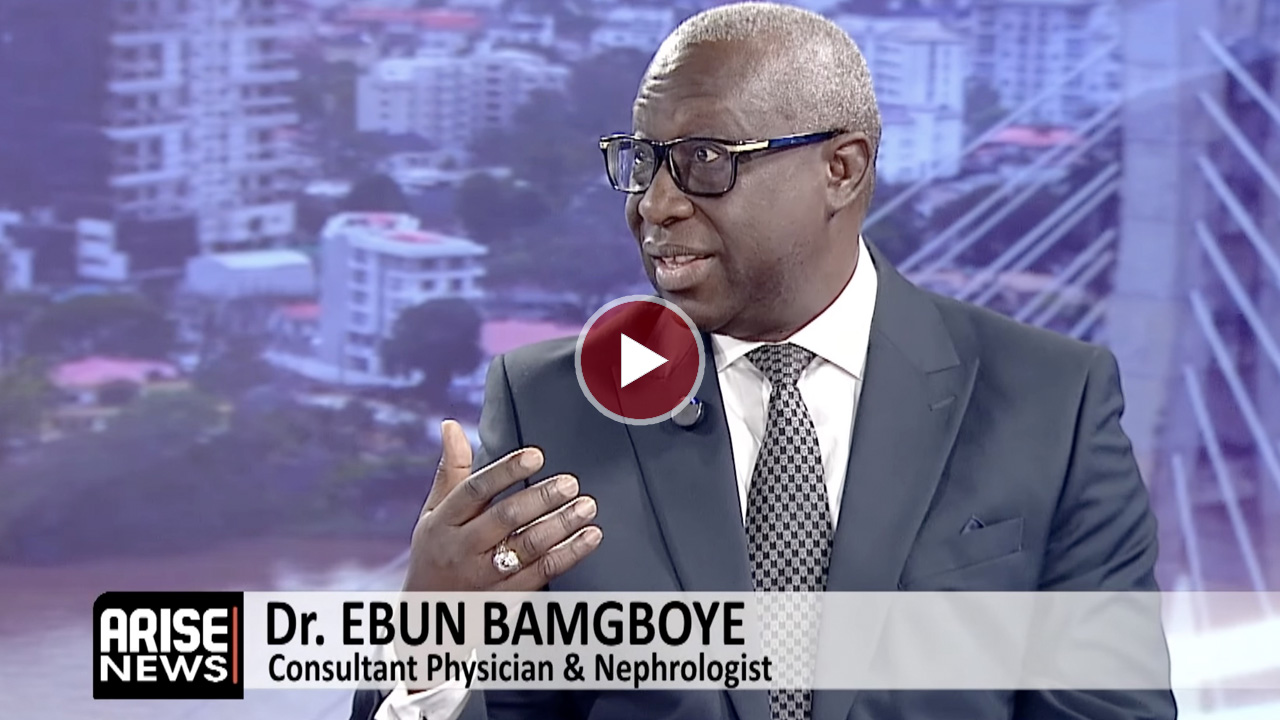 Dr. Ebun Bamgboye discussing kidney health