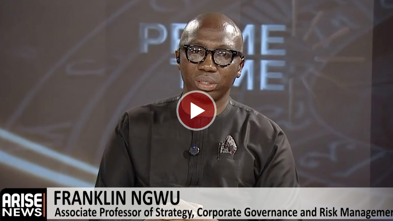 Franklin Ngwu speaking during an interview.