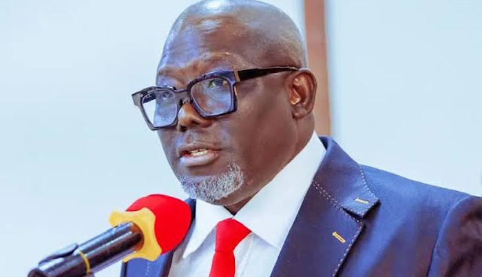 Governor Sheriff Oborevwori speaking at the APC convention