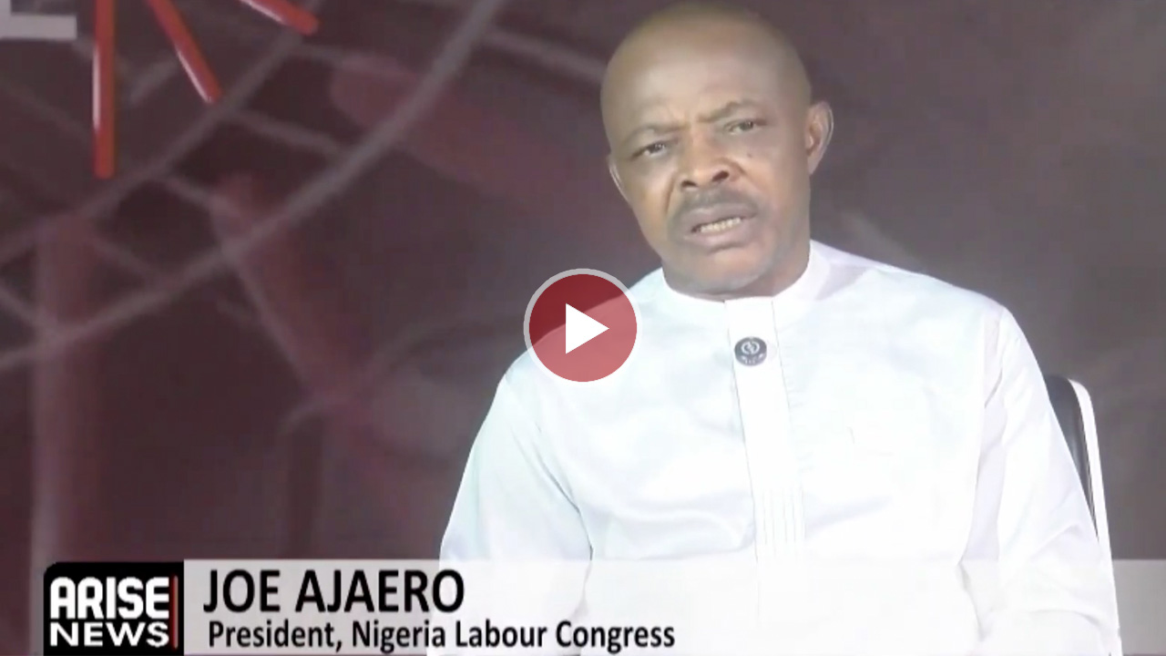 Joe Ajaero during an interview discussing Nigeria's economic challenges