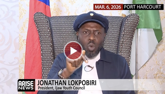 Jonathan Lokpobiri, President of the Ijaw Youth Council