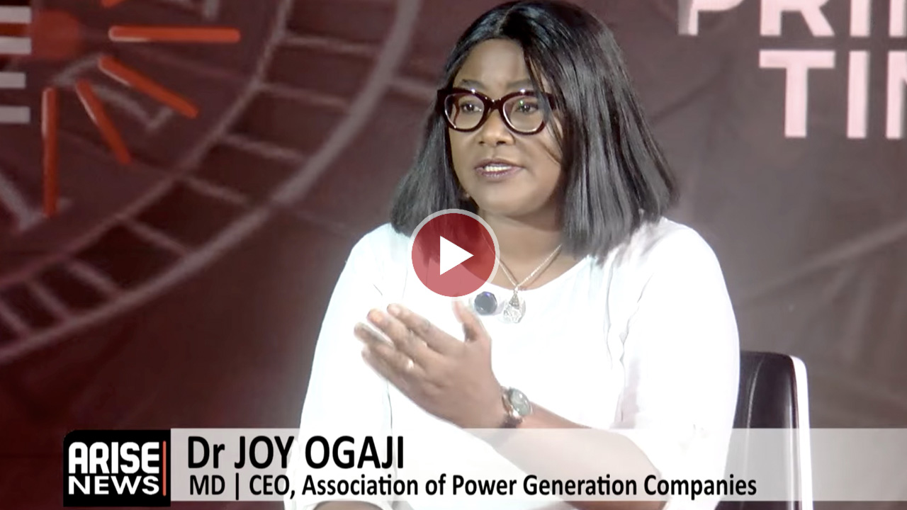 Dr. Joy Ogaji, MD/CEO of the Association of Power Generation Companies