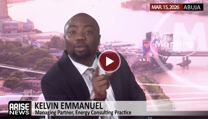 Kelvin Emmanuel, Managing Partner of Energy Consulting Practice, discussing Nigeria's oil reserves.