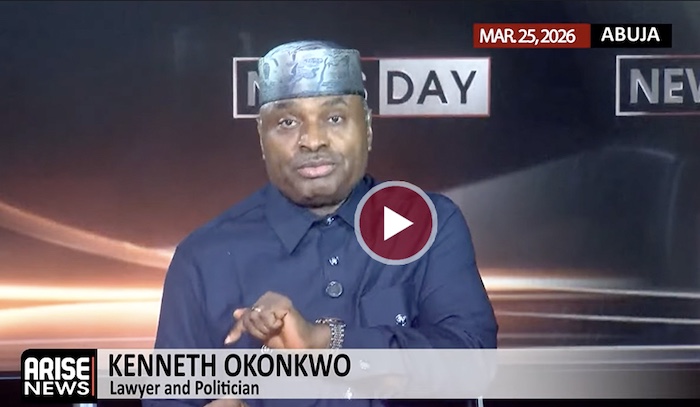 Kenneth Okonkwo discussing judicial issues