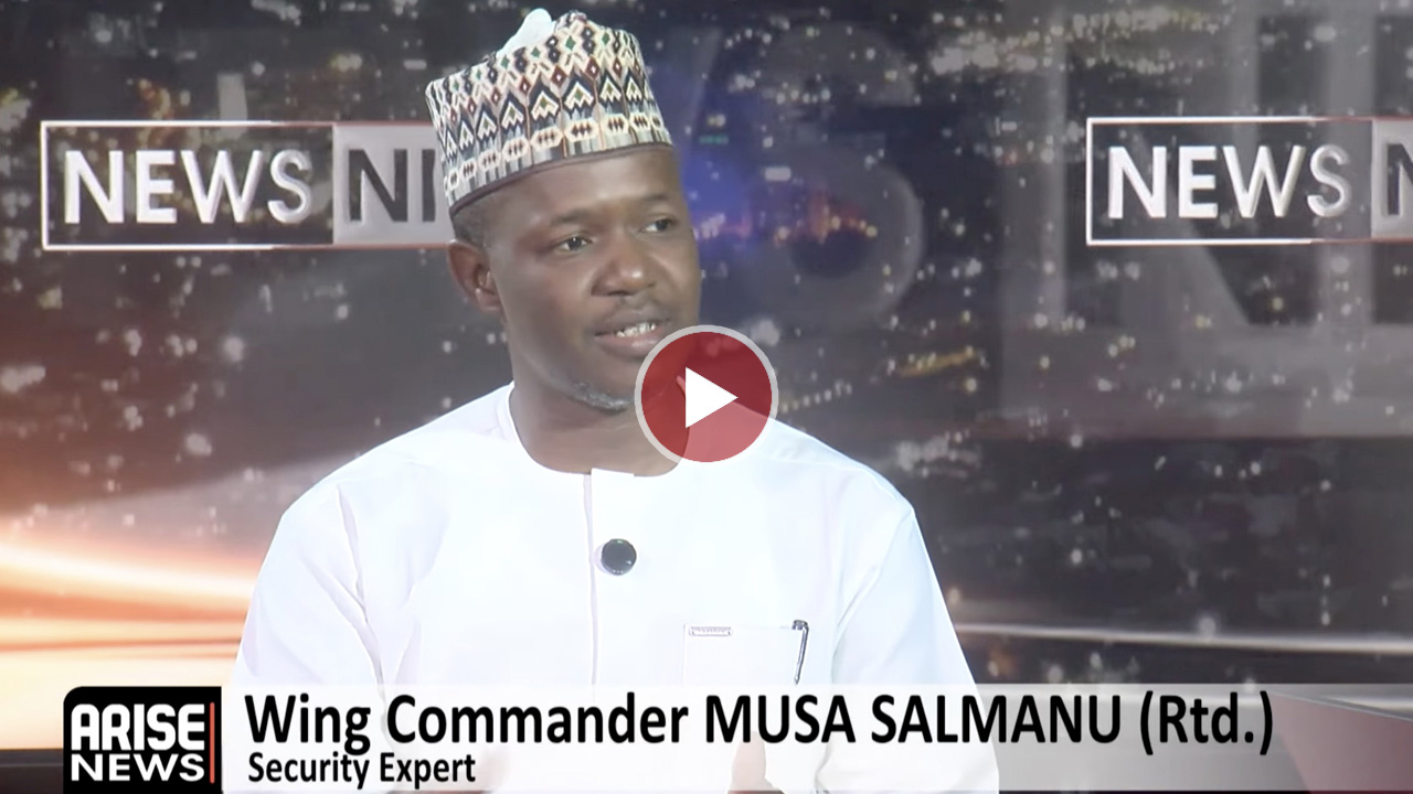 Security expert Musa Salmanu speaks during an interview.