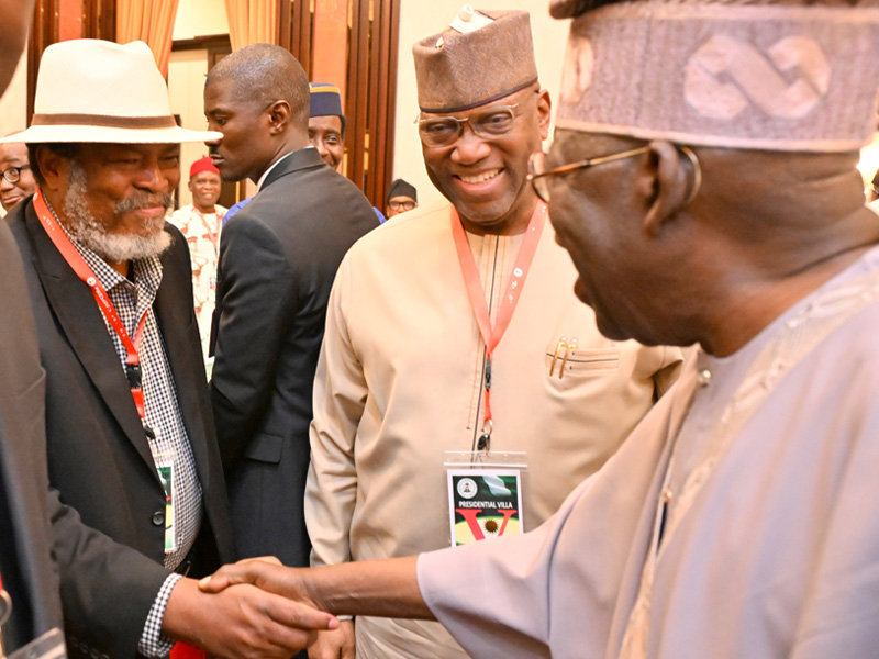 President Tinubu and Nduka Obaigbena