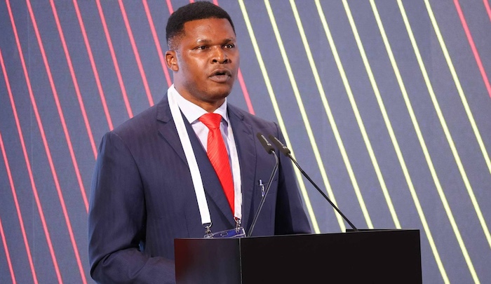 NJ Ayuk, Executive Chairman of the African Energy Chamber, pictured at an event.