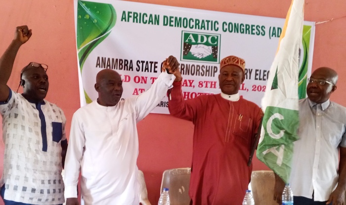 Mr. Patrick Obianyo, the Anambra State Chairman of the African Democratic Congress (ADC)