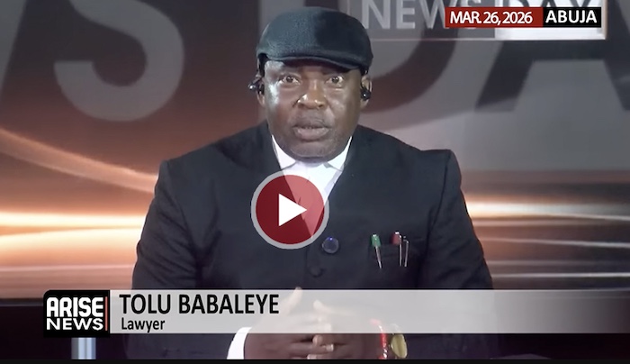 Tolu Babaleye speaking on the leadership crisis in NURTW