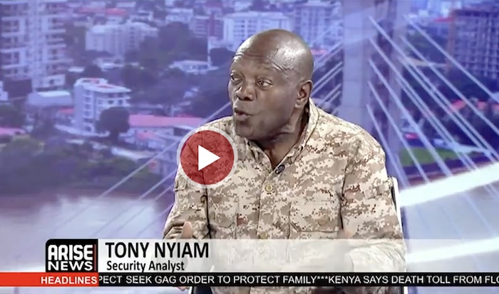 Tony Nyiam during an interview discussing security reforms