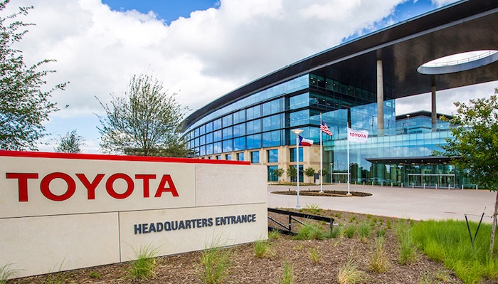 Toyota logo displayed prominently