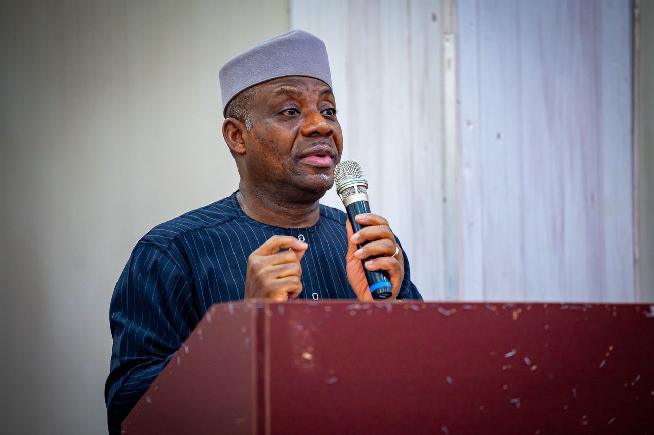 Nigeria's Minister of Education, Dr. Tunji Alausa, at an inauguration ceremony.
