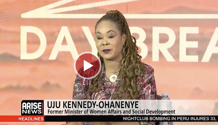 Uju Kennedy-Ohanenye, former Nigerian Minister of Women Affairs