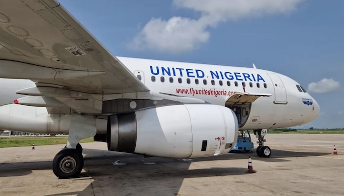 United Nigeria Airlines aircraft