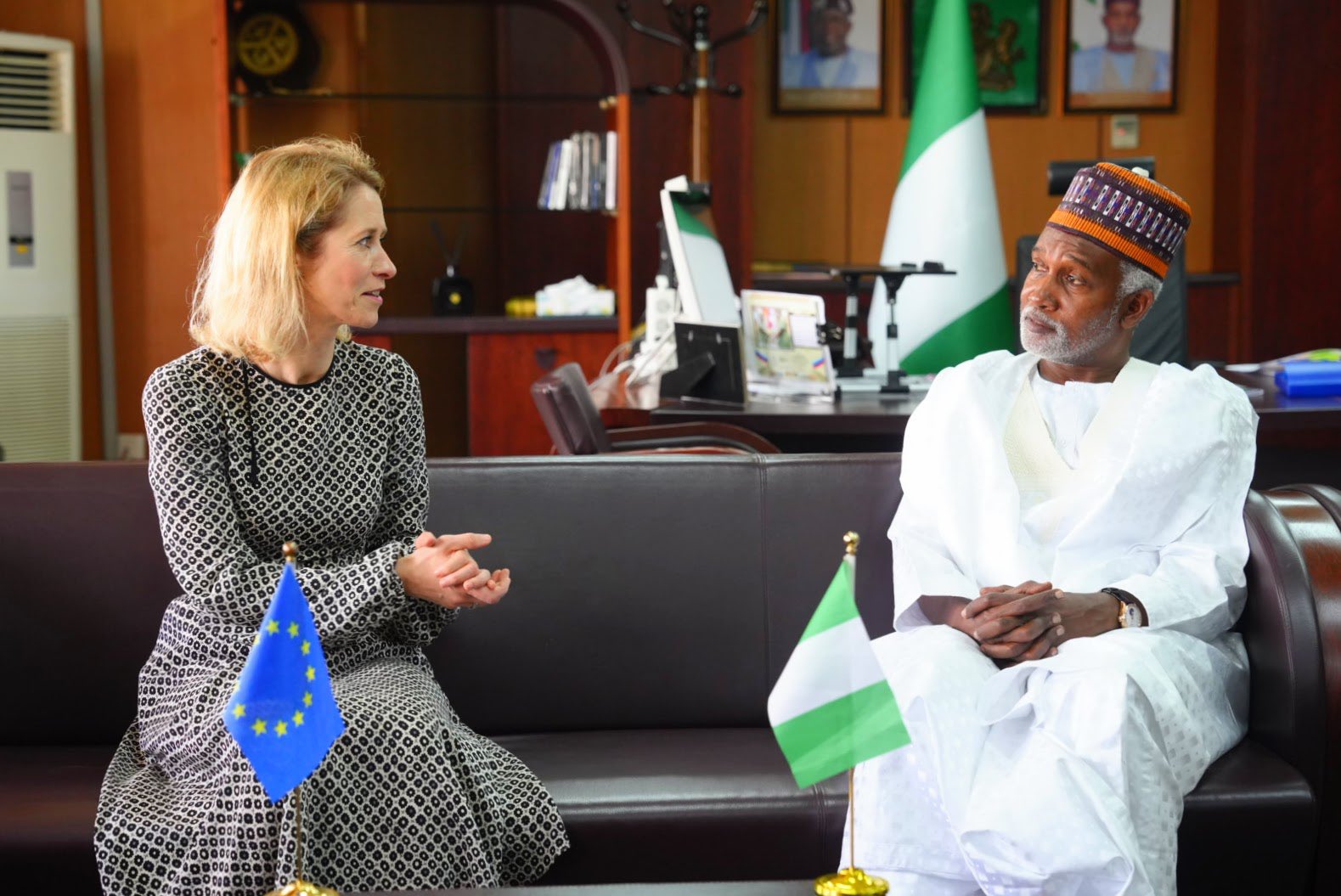 Yusuf Maitama Tuggar and Kaja Kallas at the Nigeria–EU Ministerial Dialogue