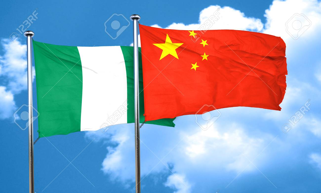 Flag images representing Nigeria and China.