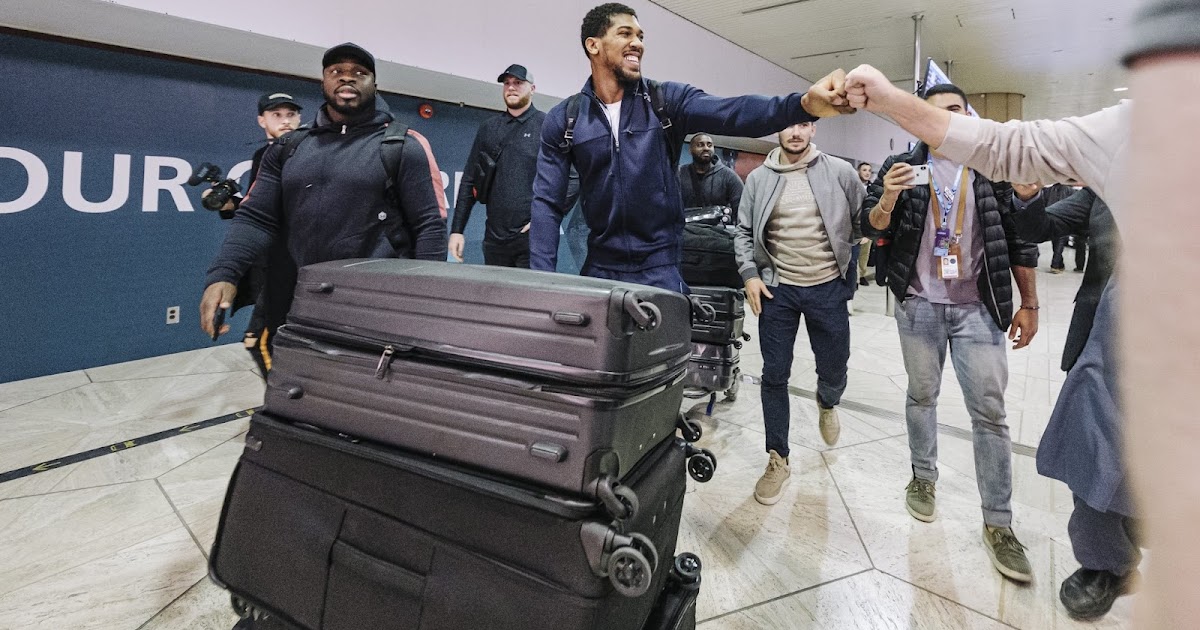 Anthony Joshua during a boxing match