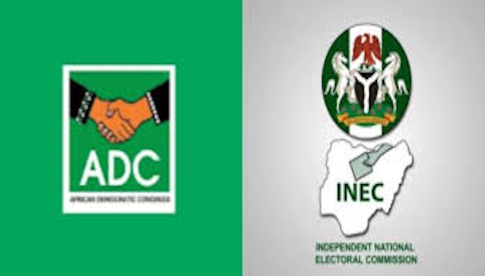 African Democratic Congress (ADC) and Independent National Electoral Commission (INEC) logos