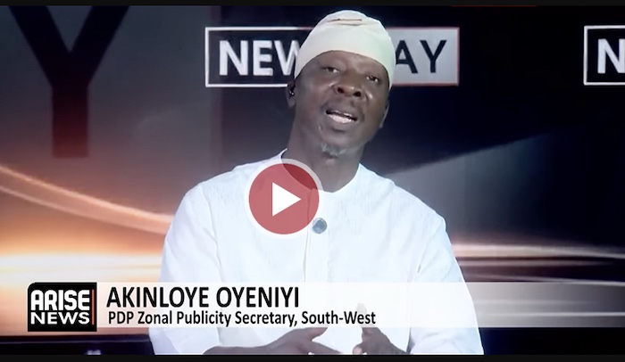 Akinloye Oyeniyi, PDP Chieftain