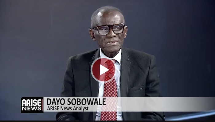 Dayo Sobowale, an analyst for ARISE News.