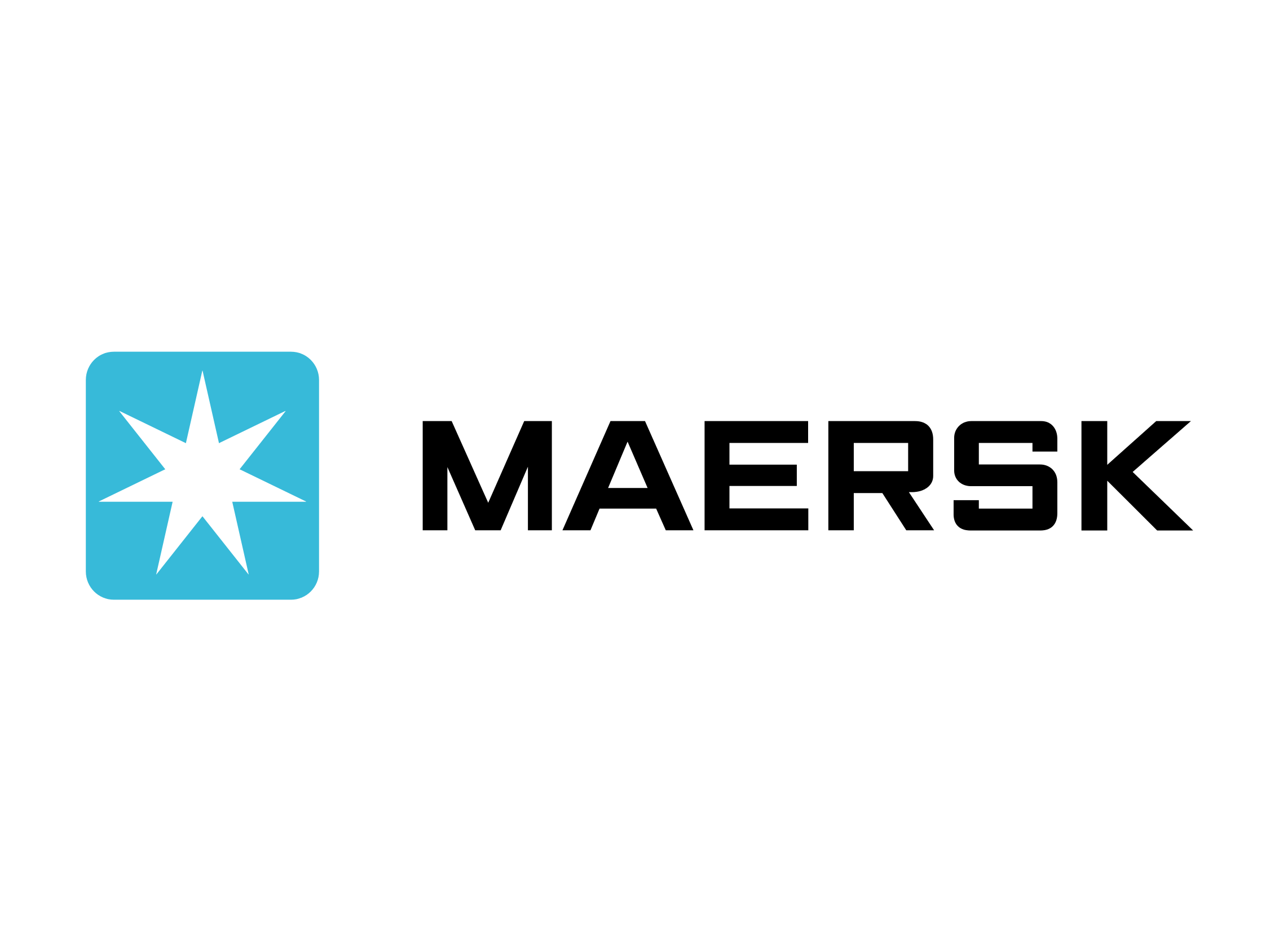 Maersk logo on a shipping vessel