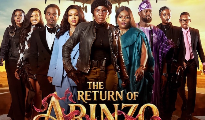 Poster or promotional image for the film 'Return of Arinzo'.